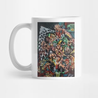 Blender x Miracle Street, frog man x psychological disaster, astronaut fleash beast, beastmode conspiracy Mug